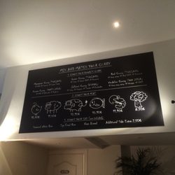 Just Curry - The menue :-)