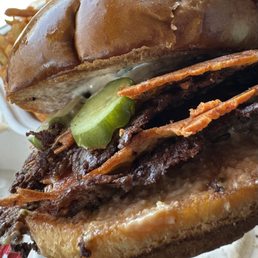 Fried cheese smash Fried cheese smash