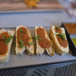 The Deck Rooftop Bar - Marinara foccacia