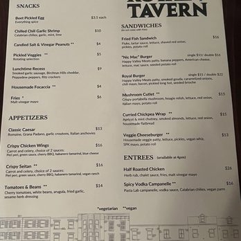 Royal Tavern - Menu - Sandwiches Near Me - Philadelphia, Pennsylvania