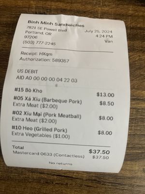Bình Minh Sandwiches by null