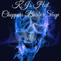 KJ's Hot Choppers Barbershop - Logo