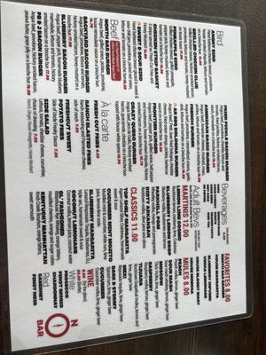 Menu photo 1 North Bar North Little Rock, AR Menu photo 1 North Bar North Little Rock, AR