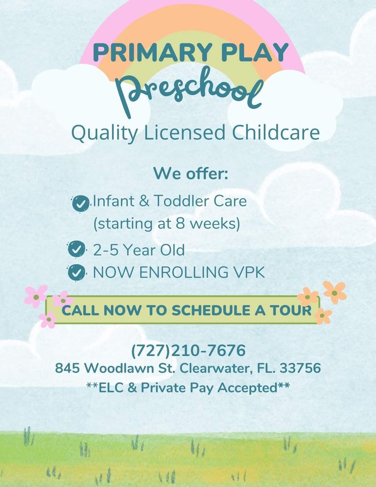 Primary Play Preschool - childcare center in Clearwater, FL