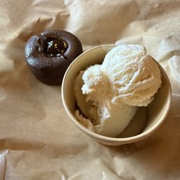 Chocolate Lava cake with ice cream Chocolate Lava cake with ice cream