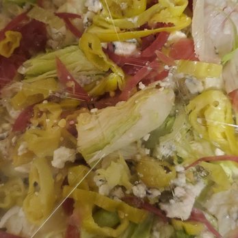 The Moonlighter - Chopped salad missing bacon, breadcrumbs, garlic, seasme and sunflower seeds, a few other ingredients. - Burgers Near Me - Chicago, Illinois