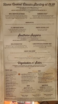 Menu photo 5 Cracker Barrel Old Country Store Foley, AL
