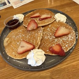 Pancakes from the breakfast menu Pancakes from the breakfast menu