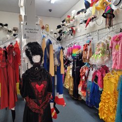 Halloween costumes available for children.