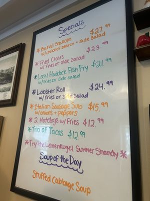 Menu photo 2 The Lakeshore House Monson, ME Menu photo 2 The Lakeshore House Monson, ME