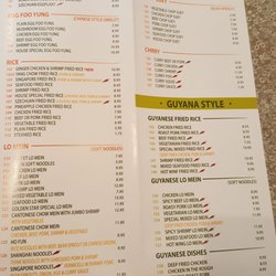 Golden Star Chinese Restaurant - Menu