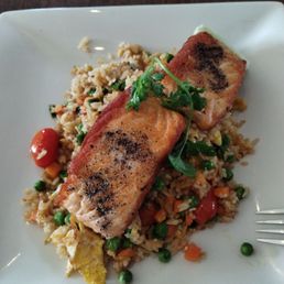 Garlic Salmon Fried Rice Garlic Salmon Fried Rice
