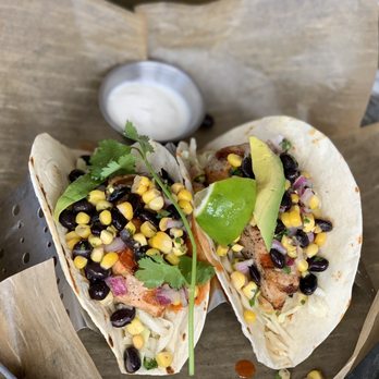 Station 6 - Grilled Salmon Tacos with Black Bean and Corn Salsa - Seafood Near Me - Bucktown, Louisiana