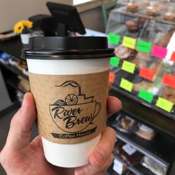 River Brew Coffee House - My White Chocolate Latte is delicious! Hey Destrehan, there's a new game in town. :)