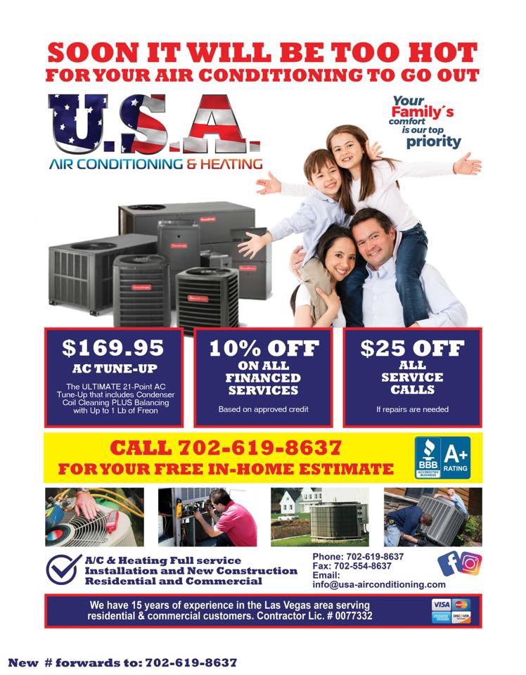 Slide of USA Air Conditioning Heating Plumbing & Electric