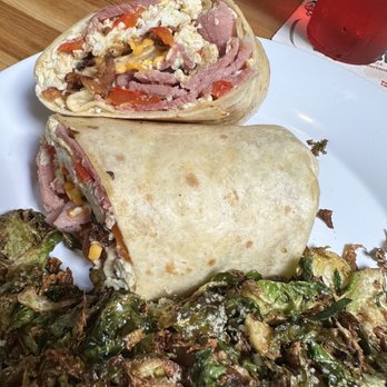 Camino - Classic burrito with Brussels sprouts - American Near Me - West Allis, Wisconsin