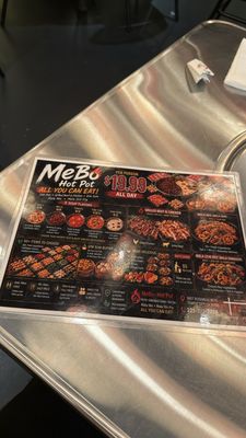 Menu photo 2 Mebo Hotpot Temple City, CA Menu photo 2 Mebo Hotpot Temple City, CA