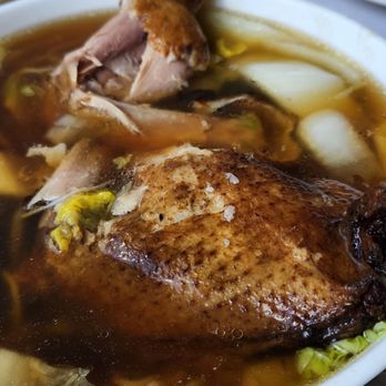 Golden Duck - braised duck with noodles and veggies - Seafood Near Me - Honolulu, Hawaii