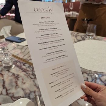 Cocody - Dessert menu - French Near Me - Houston, Texas Cocody - Dessert menu - French Near Me - Houston, Texas