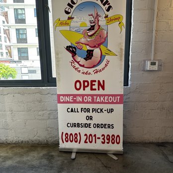 Giovanni’s Shrimp - Signage - Seafood Near Me - Honolulu, Hawaii