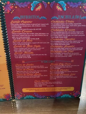 Menu photo 1 Corazón Mexicano Cantina Marietta, GA