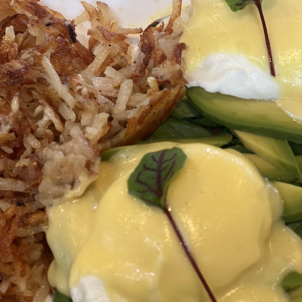 Lamplight Cafe & Bakery - Eggs Benedict sub spinach for the bacon. - Bakeries Near Me - Perrysburg, Ohio Lamplight Cafe & Bakery - Eggs Benedict sub spinach for the bacon. - Bakeries Near Me - Perrysburg, Ohio