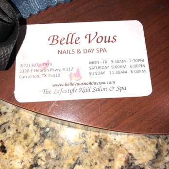 Belle Vous Nails & Day Spa - Nail Salons Near Me - Carrollton, Texas Belle Vous Nails & Day Spa - Nail Salons Near Me - Carrollton, Texas
