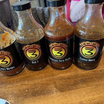 Bar 3 BBQ - BBQ sauce selection - Barbeque Near Me - Belgrade, Montana