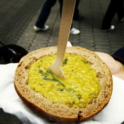 Veggie-Straßenfest - Veganes Spinat-Linsen-Curry