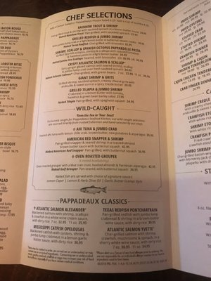 Menu photo 6 Pappadeaux Seafood Kitchen Beaumont, TX