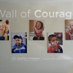 Seattle Children's Bargain Boutique - Our 'Wall of Courage'