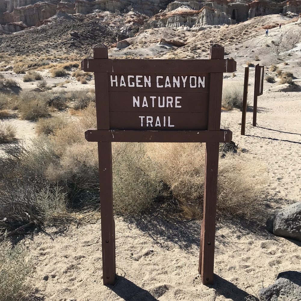 Hagen Canyon Nature Trail - Signage - Hiking Near Me - Cantil, California