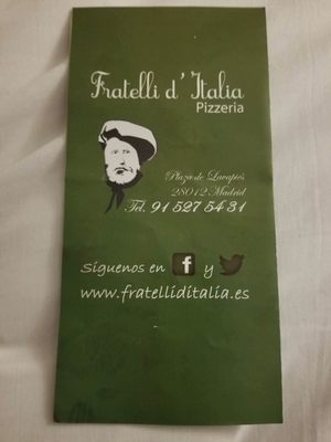 Fratelli D Italia Takeout Delivery 37 Photos 20 Reviews Italian Plaza De Lavapiés 1 Lavapiés Y Embajadores Madrid Spain Restaurant Reviews Phone Number Yelp