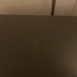 The chair with a white hand print. The chair with a white hand print.