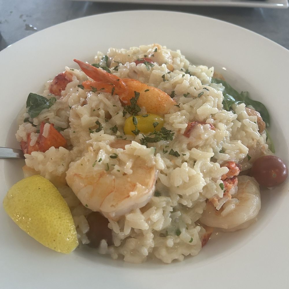 Greenside Restaurant - Seafood Risotto - American Near Me - Tilton, New Hampshire Greenside Restaurant - Seafood Risotto - American Near Me - Tilton, New Hampshire