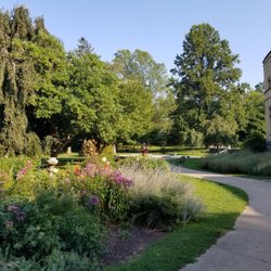 Westerly Library and Wilcox Park - Path to Library