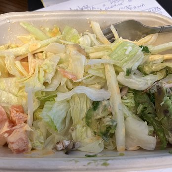 Fusabowl - Norwood - Watery and bland bed of lettuce with very brown/gray avocado. - Asian Fusion Near Me - Cincinnati, Ohio Fusabowl - Norwood - Watery and bland bed of lettuce with very brown/gray avocado. - Asian Fusion Near Me - Cincinnati, Ohio