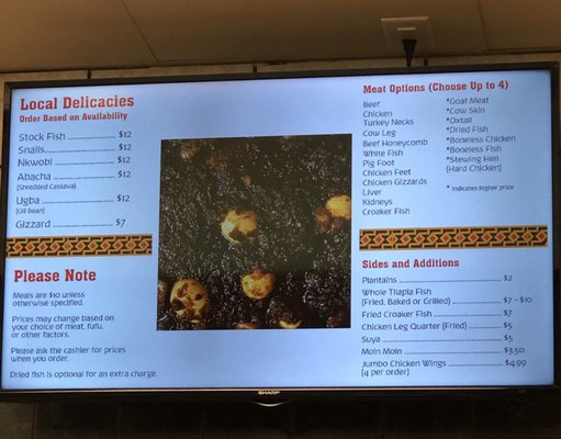 Menu photo 2 African Deli Brooklyn Center, MN