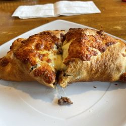 New England Pizza Restaurant - Mini steak cheese mushroom calzone
