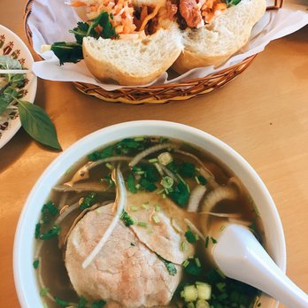 Lee's Bakery - Pho and bbq pork banh mi combo - Vietnamese Near Me - Atlanta, Georgia