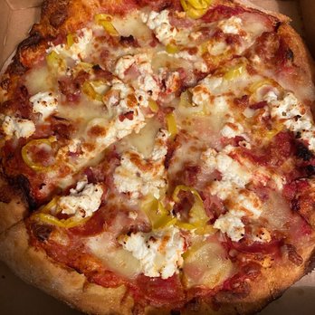 Caliente Pizza & Drafthouse - Large pizza: MOST EXPENSIVE PIZZA but 1:5x good ratios -pizza costs $44.00!!! Also missing one topping - That's CRIMINAL! - Pizza Near Me - Pittsburgh, Pennsylvania