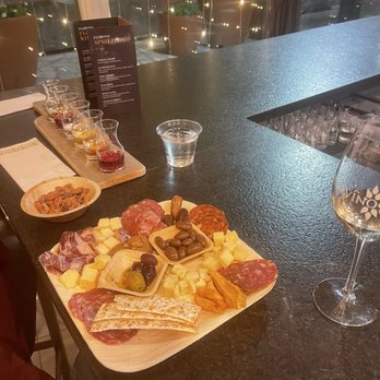Florvino - Wine flight, mixed nuts, charcuterie board. - Wine Tasting Room Near Me - San Antonio, Texas Florvino - Wine flight, mixed nuts, charcuterie board. - Wine Tasting Room Near Me - San Antonio, Texas