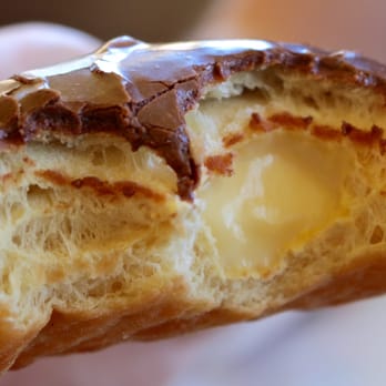 Danish and Donuts - Inside of Boston cream donut, because that filling shot is scrumptious - Donuts Near Me - Sonoma, California Danish and Donuts - Inside of Boston cream donut, because that filling shot is scrumptious - Donuts Near Me - Sonoma, California