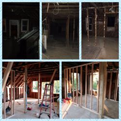 Home Masters of Hot Springs - This is before pictures of a cottage we rebuilt on the Arkansas River.