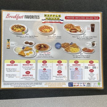 Waffle House - Breakfast menu 5-5-2023 - Breakfast & Brunch Near Me - Carrollton, Texas Waffle House - Breakfast menu 5-5-2023 - Breakfast & Brunch Near Me - Carrollton, Texas