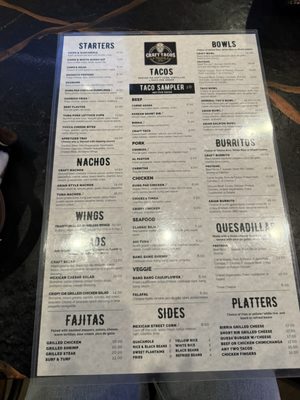 Menu photo 3 Craft Taqueria New City, NY Menu photo 3 Craft Taqueria New City, NY