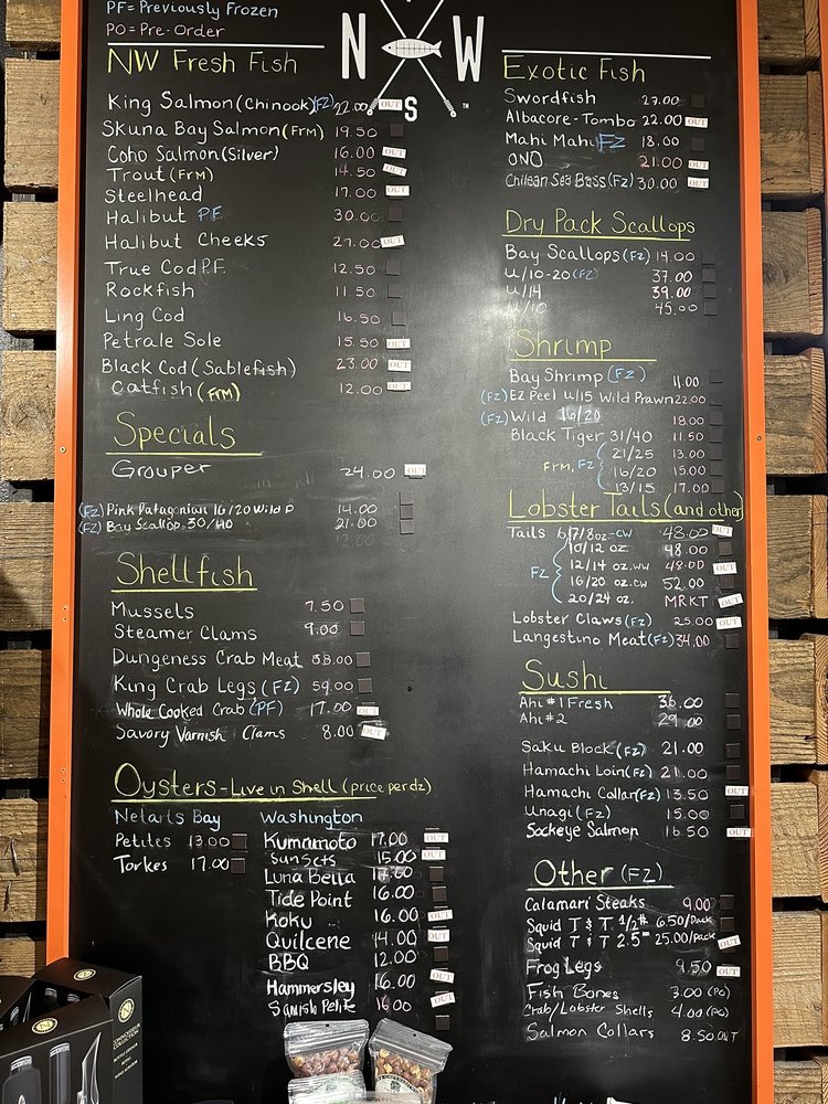 Food from Northwest Fresh Seafood