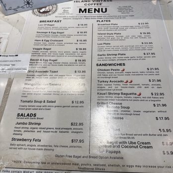 Island Vintage Coffee - menu - Coffee & Tea Near Me - Wailea, Hawaii Island Vintage Coffee - menu - Coffee & Tea Near Me - Wailea, Hawaii