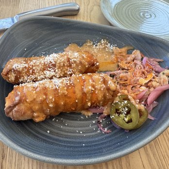 Travieso - Birria egg rolls - New American Near Me - Waukesha, Wisconsin Travieso - Birria egg rolls - New American Near Me - Waukesha, Wisconsin