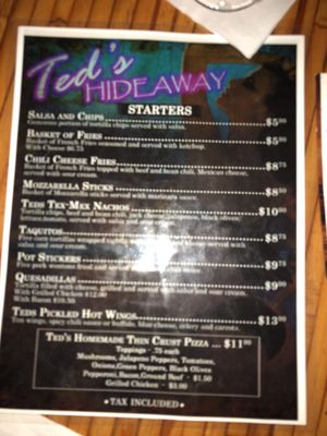 Menu photo 7 Ted's Hideaway Miami Beach, FL